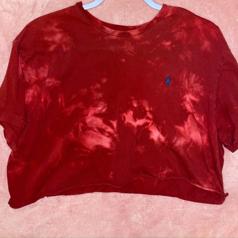 Ralph Lauren Tie Dye Crop Top